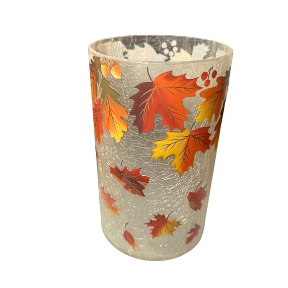 Yankee Candle 1711150 Crackled Fall Leaf V Large Jar Candle Holder - Picture 2 of 4